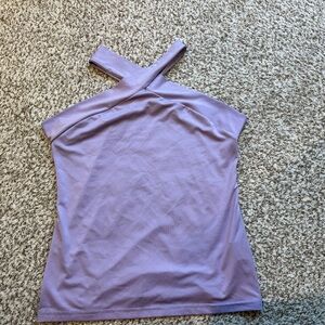Lavender Halter Neck Women's Top